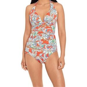 Ralph Lauren Multicolor Paisley Swimsuit 2 piece